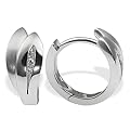 Goldmaid Damen-Creolen 925 Sterlingsilber 6 Zirkonia Co O4547S