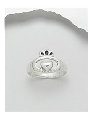 Claddagh Ring In 92.5 Sterling Silver