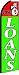 Easy Loans Extra Wide Swooper Feather Business Flag Easy Loans Extra Wide Swooper Feather Business Flag