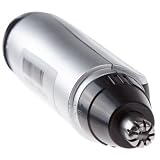 Nose and Ear Hair Trimmer with Protective Cap and Mini Brush