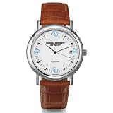 Columbia University Men's Swiss Watch - Collegiate with Leather Strap by M.LaHart