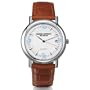 Columbia University Men's Swiss Watch - Collegiate with Leather Strap by M.LaHart