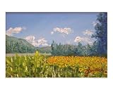 Campground Seasons Giclee Poster Print by Justin Nicholas Martin, 10x8
