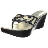 Guess Womens Racer 2 Wedge Sandal,Black Multi Texture,8.5 M US 41UiIdY9GkL. SL160 Guess Womens Racer 2 Wedge Sandal,Black Multi Texture,8.5 M US
