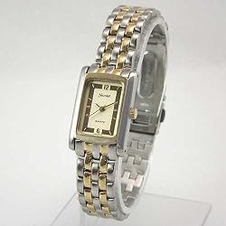 NICOLET Women's Two-Tone Watch with Two Tone Bracelet. Model: NC-2046W