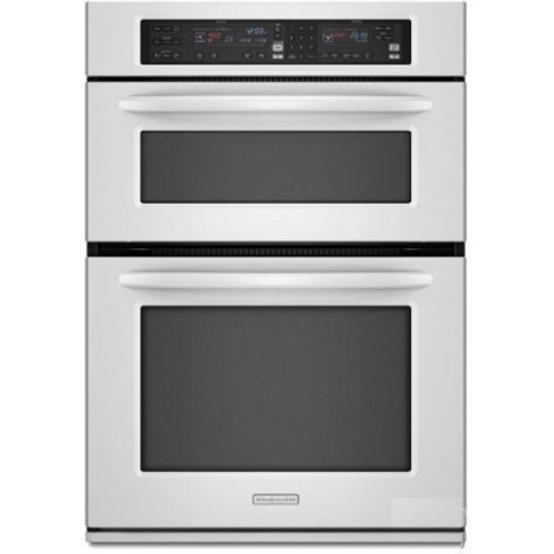 KitchenAid Architect Series II : KEMS378SWH 27 Microwave Combination Wall Oven - White