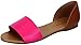 Breckelles Women's Brigit-01 D'orsay Colorblock Flat Sandal