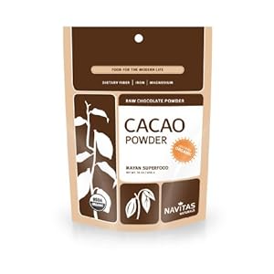 Navitas Naturals Organic Raw Cacao Powder, 16-Ounce Pouches, 64 Ounces