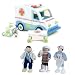 Le Toy Van Ambulance Set with Medical Workers and Patient Bundle