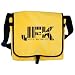 New York City Airport Code JFK Messenger Bag Barcode