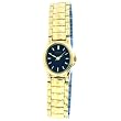 Lorus Ladies Gold Tone Watch Black Dial Bracelet RZK480L9
