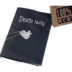 Death Note Anime Manga Notebook & Name Tag Necklace