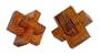 Wooden Cube Gordon's Knot Disentanglement Wooden Puzzle