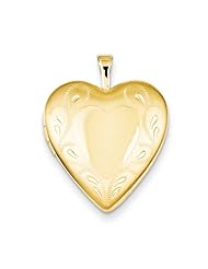 Genuine .925 14K Gold Filled 2-Frame Heart Locket 3 Grams. 100% Satisfaction Guaranteed.