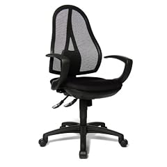Topstar OP20QG20 B�rodrehstuhl Open Point SY inklusiv Armlehnen / Stoffbezug schwarz