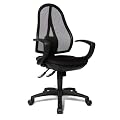 Topstar OP20QG20 B�rodrehstuhl Open Point SY inklusiv Armlehnen / Stoffbezug schwarz