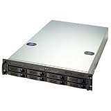 CybertronPC Magnum Series AV2042 2U Rackmount NAS Server, Two AMD Opteron 2214 Dual Core 2.2GHz Processors, S2932G2 Dual Processor Motherboard, 2GB DDR2 PC4200 ECC Memory, (8) 750GB SATAII HDs, Combo Optical Drive, Floppy Disk Drive, Video Graphics, Gigabit Network Lan, Chenbro 2U Rackmount Case, 500w Dual Redundant Power Supply, 1 Year Warranty