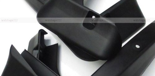 Black Auto parts 4PCS Mudguard Splash Guard Mud 