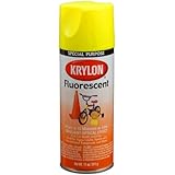Krylon 3104 Lemon Yellow Fluorescent Paint - 11 oz. Aerosol