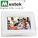 Mustek 7 Digital Photo Frame w/ USB in White