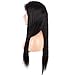 Life Diaries 150% Density Silky Natural Straight Glueless Lace Front Wigs 8A Unprocessed Brazilian Virgin Human Hair Lace Front Wig for Women(18