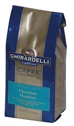 Ghirardelli Caffe Gourmet Coffee Chocolate Hazelnut, Light Roast Ground Coffee, 12-Ounce Bags (Pack of 3)