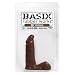 Pipedream Products Basix Rubber Works Realistic 5 Inch Brown Ballsy Dong