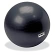 TKO 122FBP-BK-75 75 cm. Fitness Ball, Gray, w/Pump,Chart - 1000lbs Tested