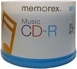 Memorex 40x Music CD-R Media (50-Pack Spindle)