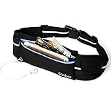 Canbor ランニング ウエストポーチ サイクリング用 スポーツ ベルト iPhone 6S/iPhone 6 plus/Sony Xperia Z5/Z4/Z3/ Galaxy Note 4/S6/S6 /LGなど対応 黒/ブラック