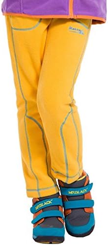 Makino Boys' / Girls' Autumn/Winter Fleece Thermal Long Anti-pilling Fleece Pants