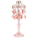 Tadpoles Table Lamp Chandelier in Pink Sapphire