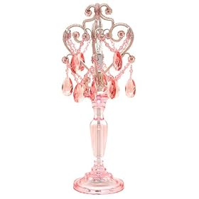 Tadpoles Table Lamp Chandelier in Pink Sapphire by Tadpoles
