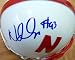 Ndamukong Suh autographed Nebraska mini helmet