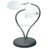 2X Combination High Intensity Table Lamp with Magnifier