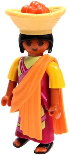 Playmobil Fi?ures Series 5 LOOSE Mini Figure Indian with Basket