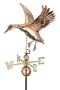 27" Luxury Polished Copper Landing Duck Weathervane