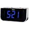 Jensen Interactive AM/FM Talking Dual Alarm Clock Radio - Black/Silver (JCR-290)