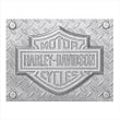 Harley Davidson Estate Bar and Shield Plaque in Pewter Silver
