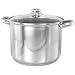 Buckingham Deep Induction Stock Pot with Glass Lid 26 cm, 11 L