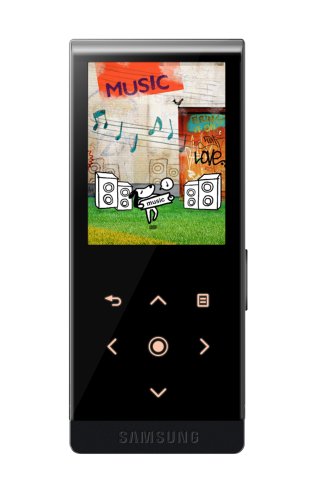 Samsung T10 4 GB Slim Portable Media Player with Bluetooth (Black) image