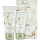 Nature Republic Cotton Armpit Kit Underarm Scrub Wash 80ml and Underarm Whitening Cream 50ml Korea
