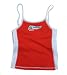 DUCATI AIRWAVES LADIES VEST TOP

Red and white ladies vest top featuring the Ducati Airwaves logo printed on the front and the 'Kick Up A Gear' slogan on the back

Adjustable straps with built-in bust support for added comfort

95% cotton with 5% Lycra

Size: ONE SIZE
To fit UK 8-12 / US 4-8

BRAND NEW, OFFICIALLY LICENSED product from the Ducati merchandise range