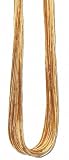 Liquid Gold Over Solid Sterling Silver 15 Strand Necklace