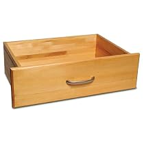 John Louis Home JLH-805 8-Inch Depth Drawer Kit, Honey Maple
