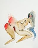 Art Reproduction Oil Painting - Nude - Small 8 X 10 - Hand Painted Canvas Art