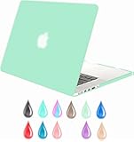 MacBook Pro 13 Case, Mosiso Mint Green 13-Inch Soft-Touch Plastic Hard Case Cover for Apple MacBook Pro 13.3" with Retina Display A1502 / A1425 (NEWEST VERSION, NO CD-ROM Drive) (Mint Green)