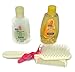Sunshine Gift Baskets - Baby Bath Robe Gift Set with a Handy Pack (Pink)