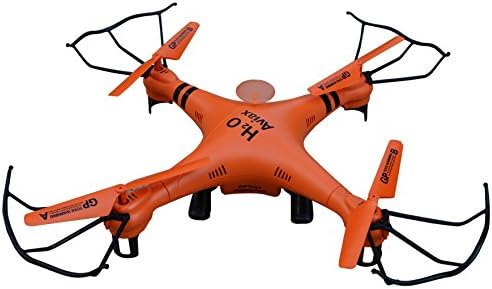 GEEKTOYS Waterproof RC Drones 2.4G 4CH 6-Axis Gyro Drone RC Quadcopter, Headless Mode, 3D Flip Flying, One Key Return (Color: Orange)