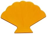 Orange Fan Sea Shell 3D Wood Wall Decor